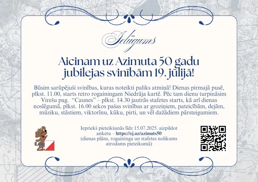 Ielūdzam uz Azimuta un Mazās Balvas 50 gadu jubilejas svinībām